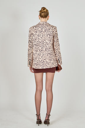 ENDLESS ROSE - Animal Print Jacket - JACKETS available at Objectrare
