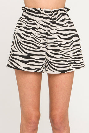 MARSY - Zebra Shorts - SHORTS available at Objectrare