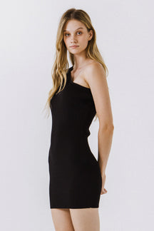 ENDLESS ROSE - Endless Rose - One-Shoulder Mini Dress - DRESSES available at Objectrare