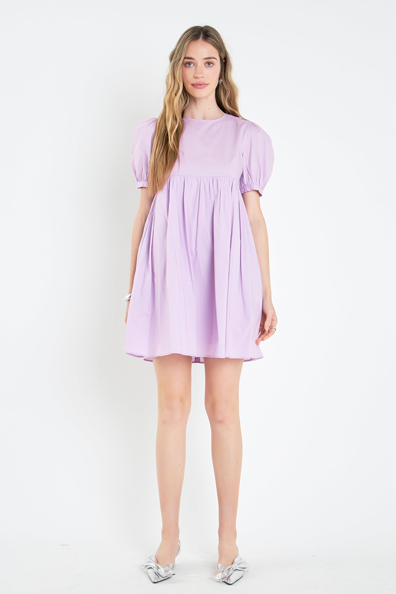 Puff Sleeve Babydoll Dress Puff Sleeve Babydoll Dress