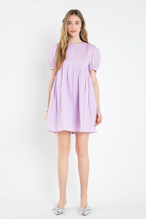 ENGLISH FACTORY - Puff Sleeve Babydoll Dress - DRESSES available at Objectrare