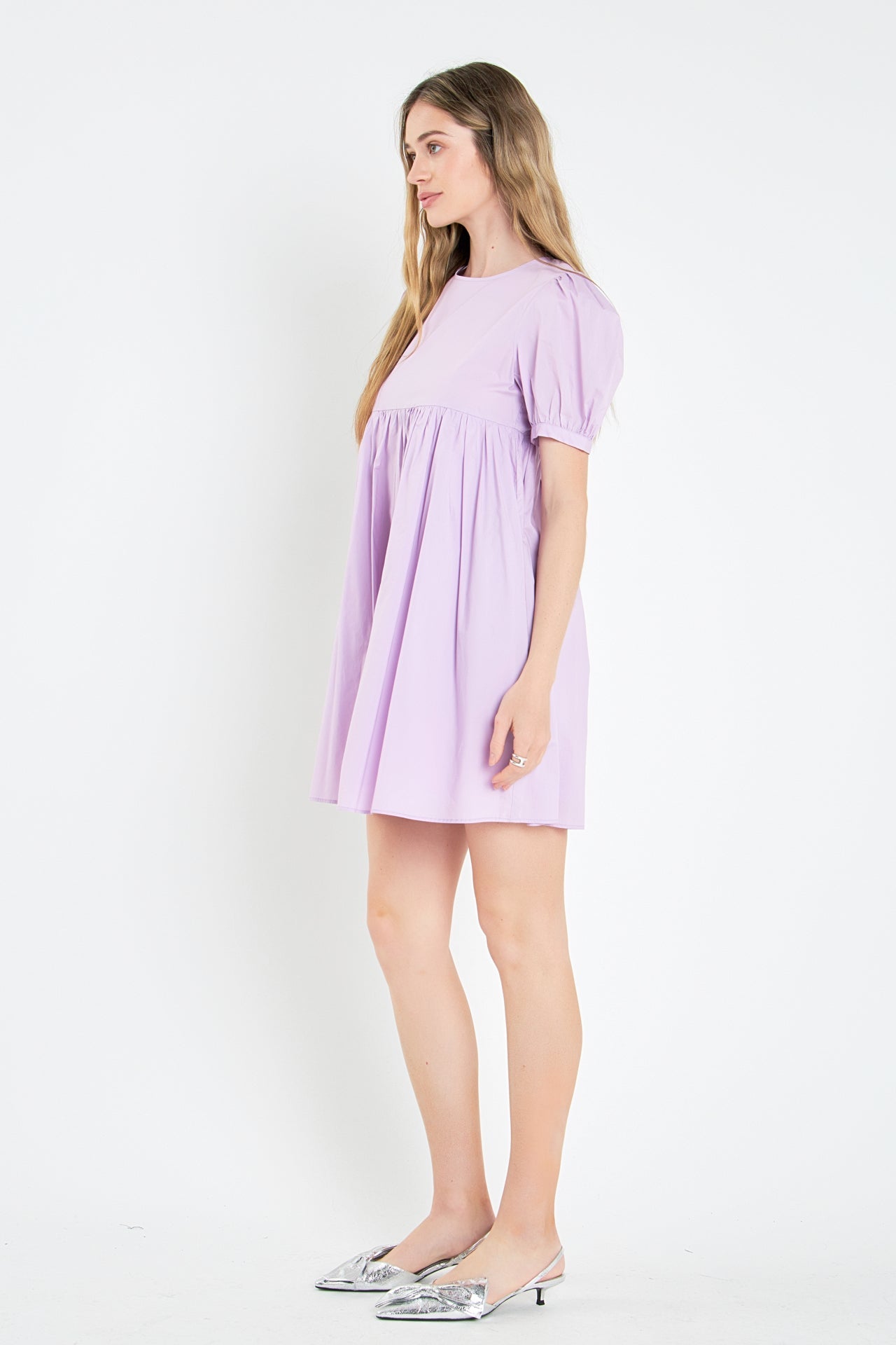 ENGLISH FACTORY - English Factory - Puff Sleeve Babydoll Dress - DRESSES available at Objectrare