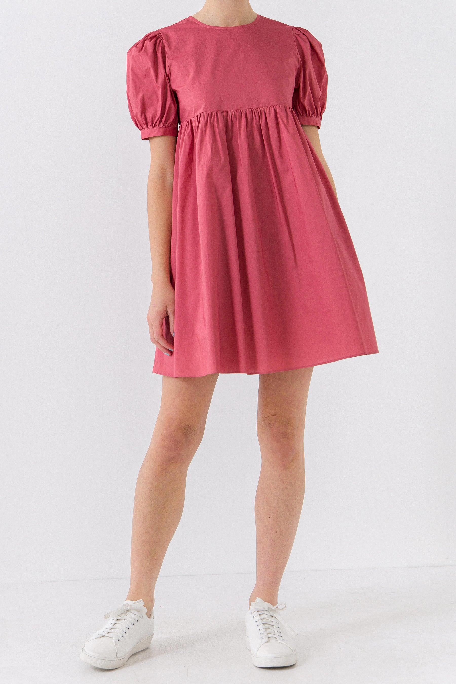 Puff Sleeve Babydoll Dress