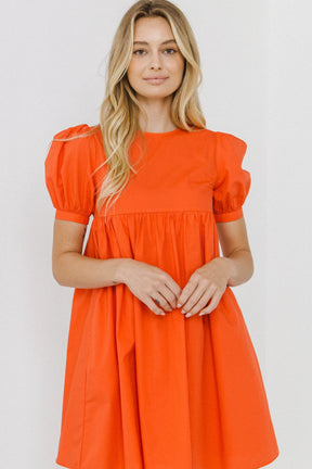 ENGLISH FACTORY - Puff Sleeve Babydoll Dress - DRESSES available at Objectrare