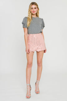 ENGLISH FACTORY - Twisted Sleeve T-shirt - T-SHIRTS available at Objectrare