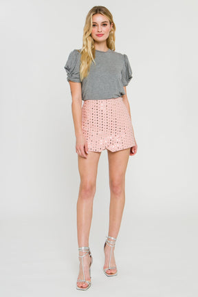 ENGLISH FACTORY - Twisted Sleeve T-shirt - T-SHIRTS available at Objectrare