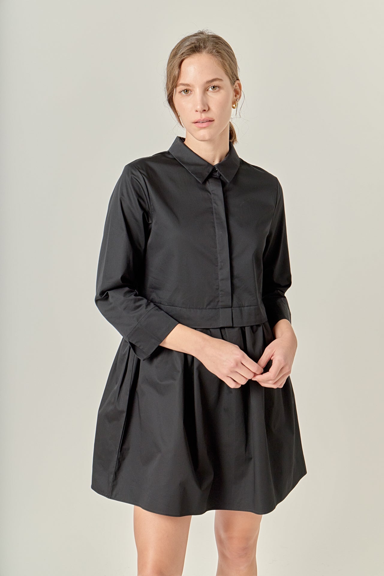 ENGLISH FACTORY - Mini Shirt Dress - DRESSES available at Objectrare