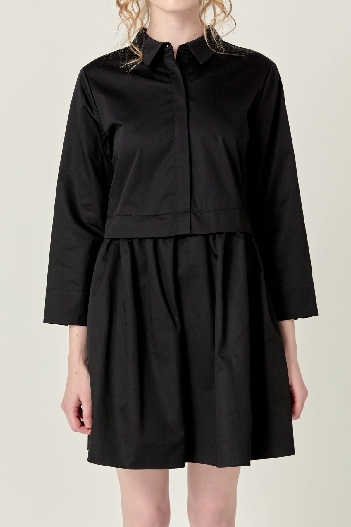 ENGLISH FACTORY - English Factory - Mini Shirt Dress - DRESSES available at Objectrare