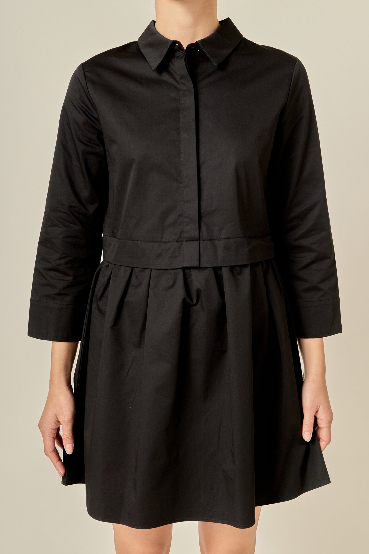 ENGLISH FACTORY - Mini Shirt Dress - DRESSES available at Objectrare