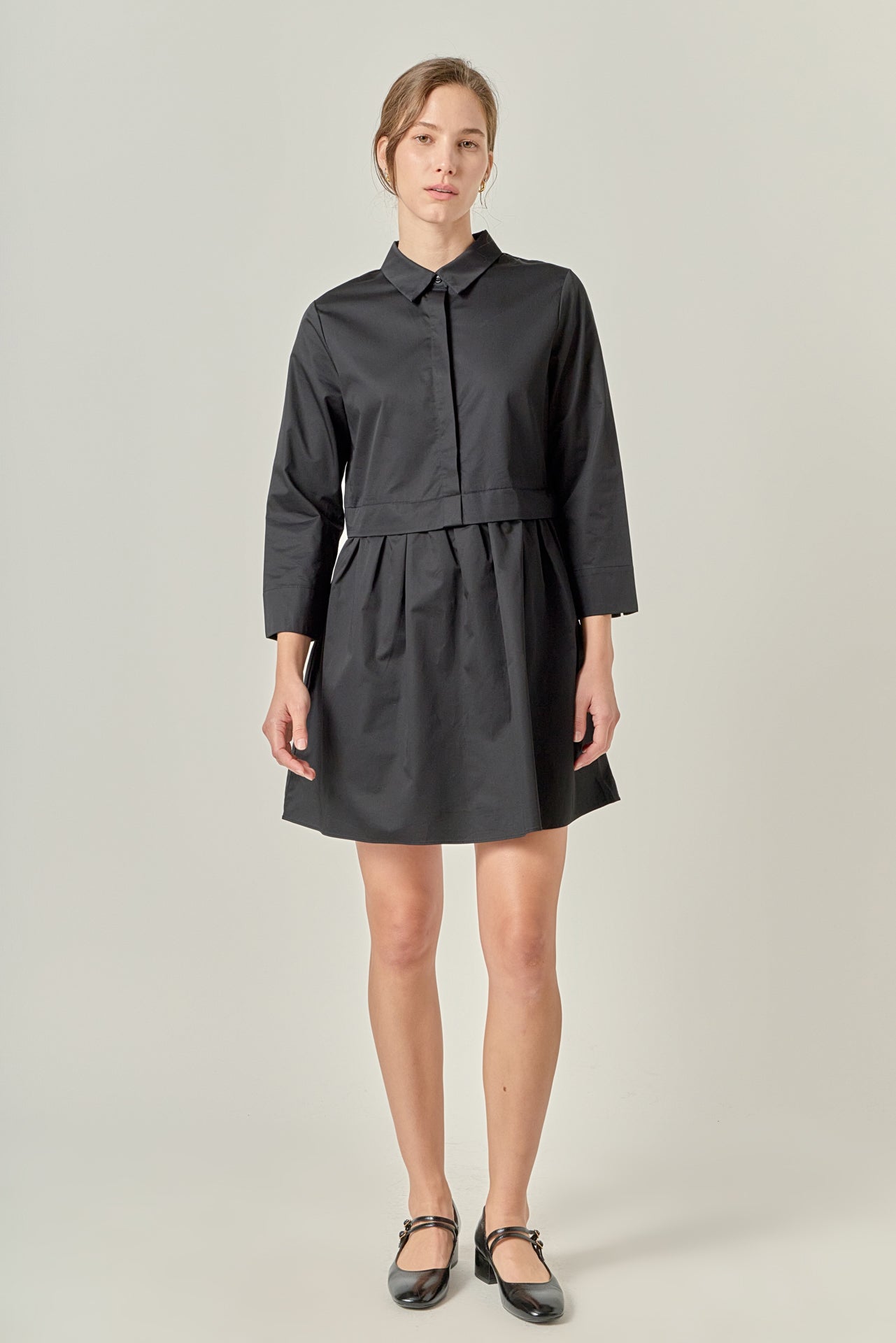 ENGLISH FACTORY - Mini Shirt Dress - DRESSES available at Objectrare