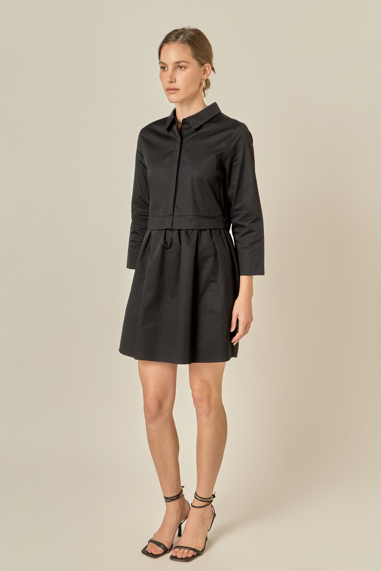 ENGLISH FACTORY - Mini Shirt Dress - DRESSES available at Objectrare