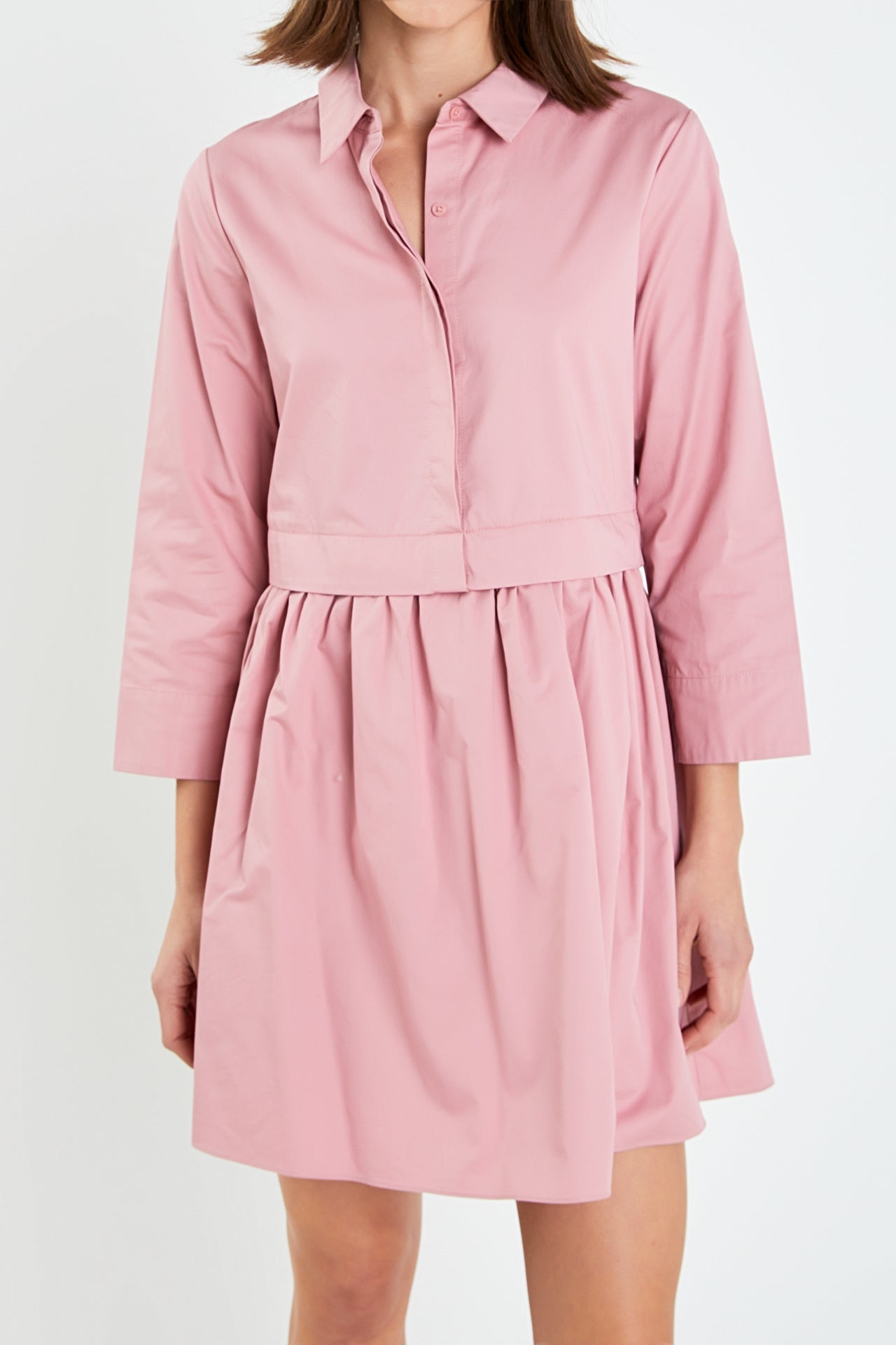 ENGLISH FACTORY - Mini Shirt Dress - DRESSES available at Objectrare