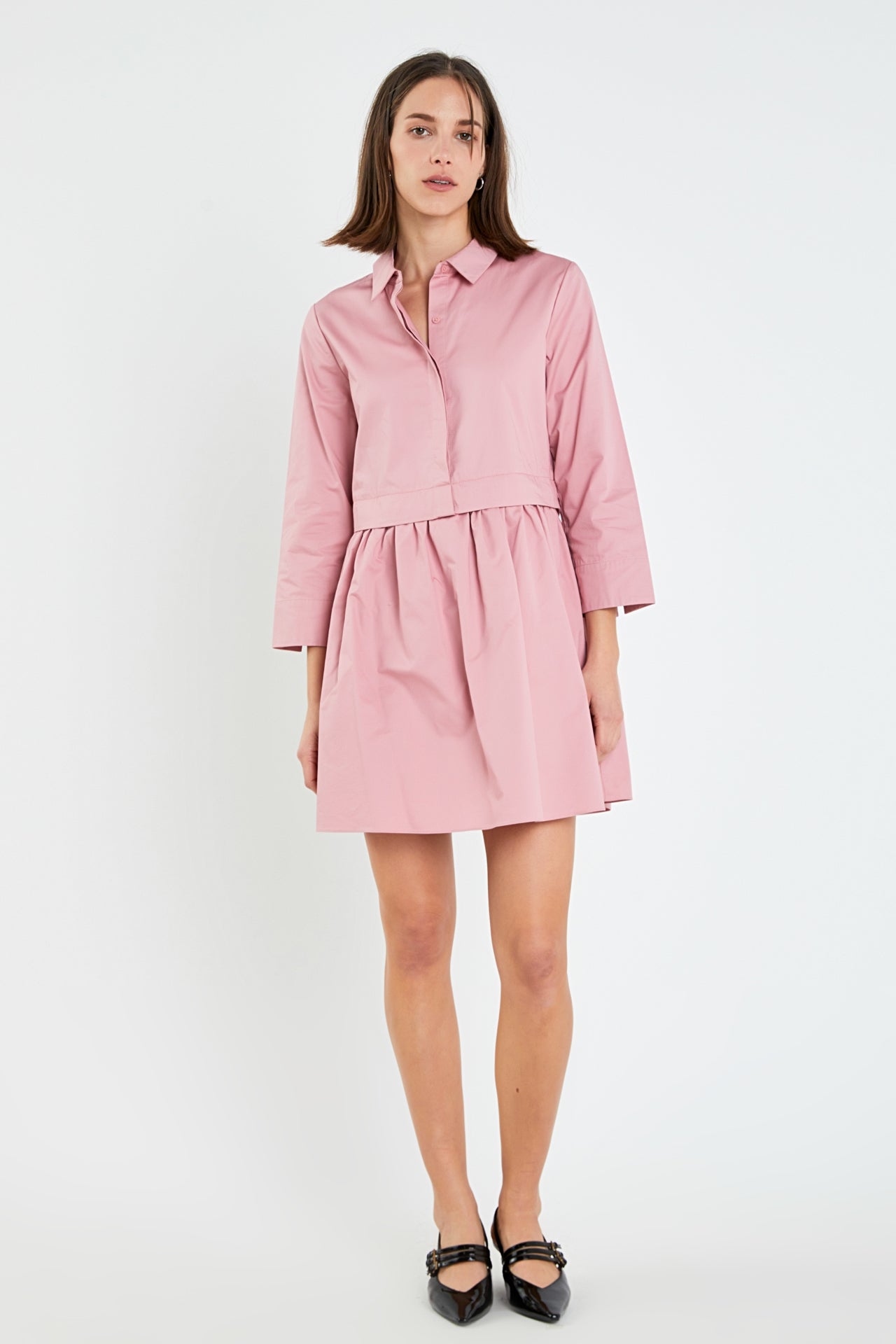 ENGLISH FACTORY - Mini Shirt Dress - DRESSES available at Objectrare