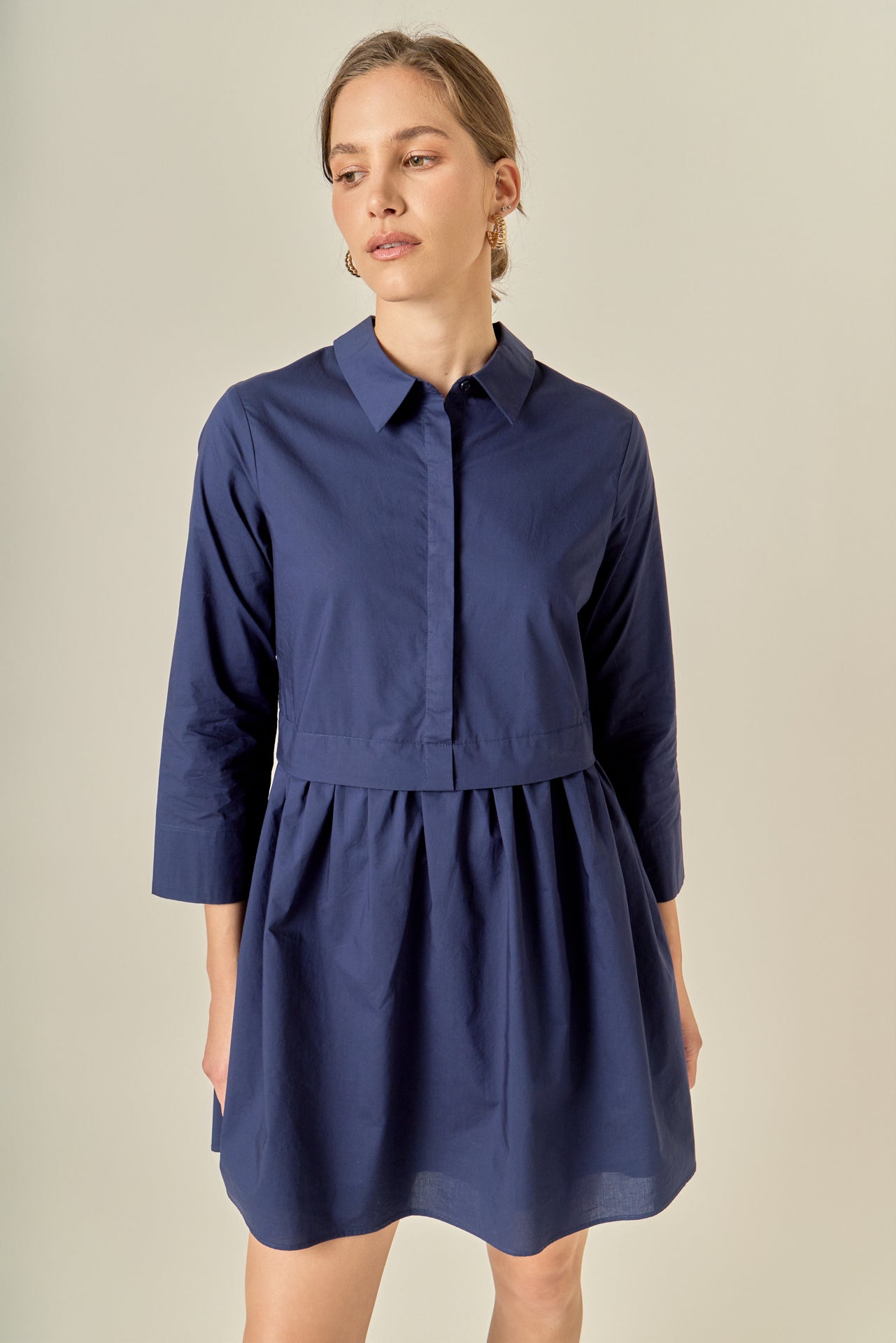 ENGLISH FACTORY - Mini Shirt Dress - DRESSES available at Objectrare