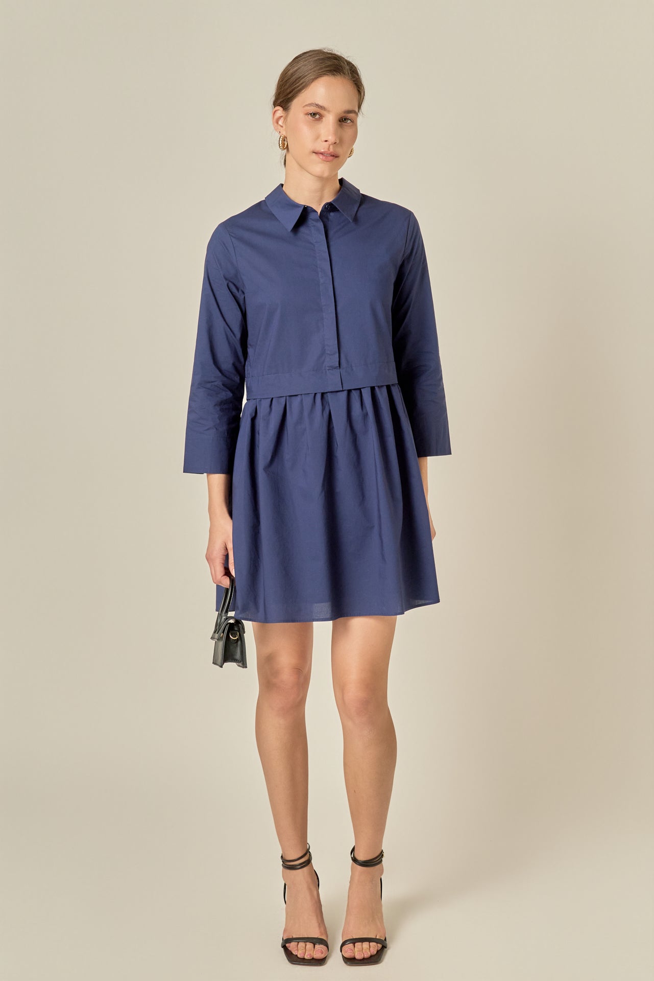 ENGLISH FACTORY - Mini Shirt Dress - DRESSES available at Objectrare