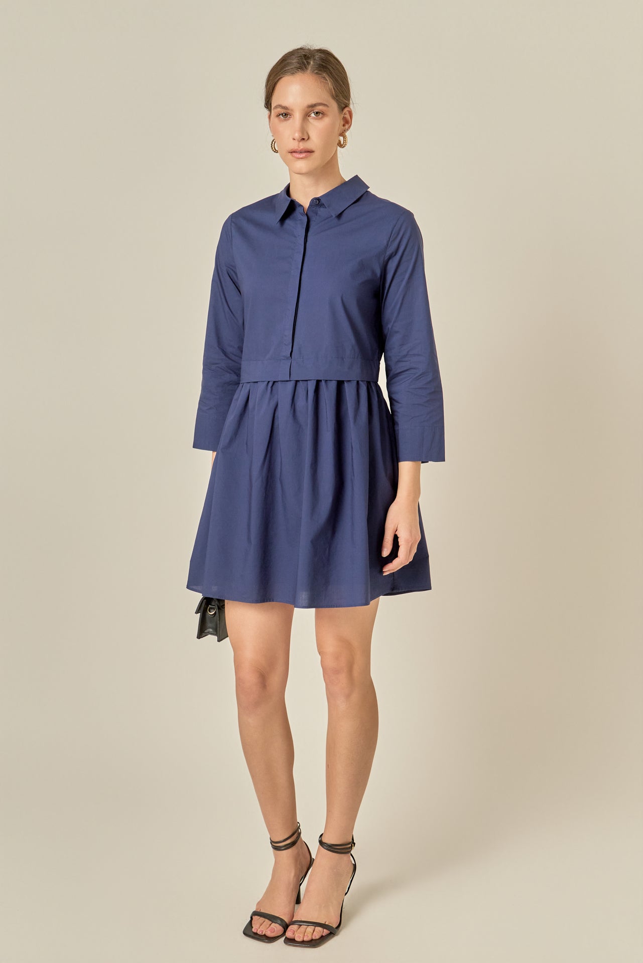 ENGLISH FACTORY - Mini Shirt Dress - DRESSES available at Objectrare