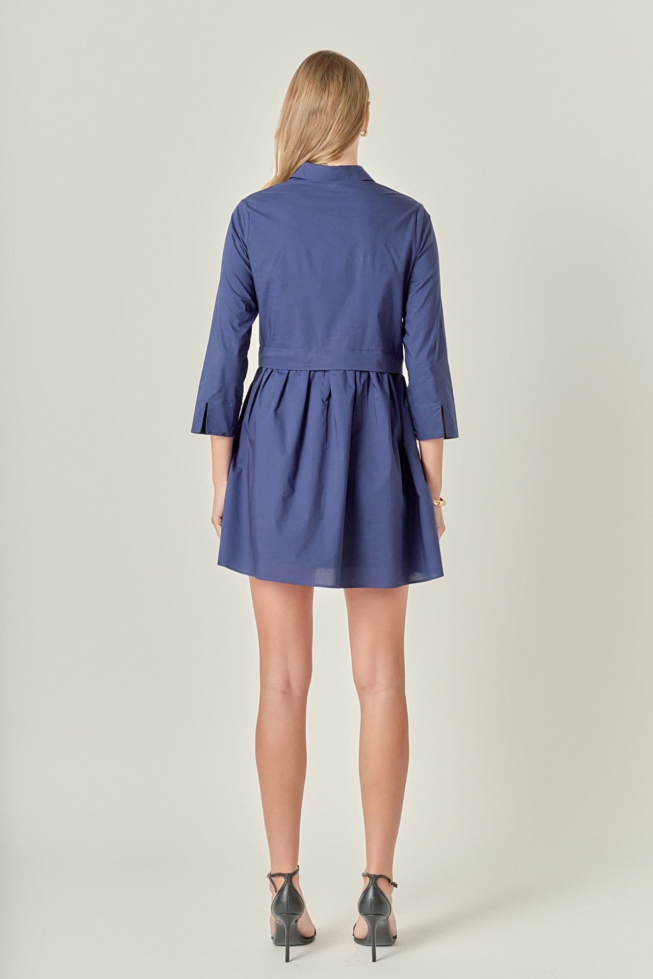 ENGLISH FACTORY - Mini Shirt Dress - DRESSES available at Objectrare