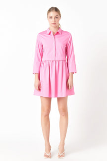 Mini Shirt Dress