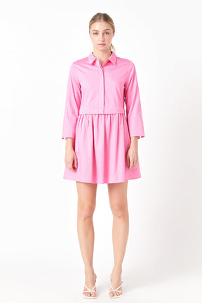 English Factory - Mini Shirt Dress