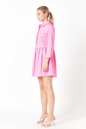 Mini Shirt Dress