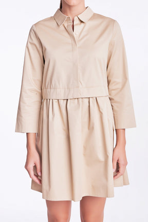 ENGLISH FACTORY - Mini Shirt Dress - DRESSES available at Objectrare