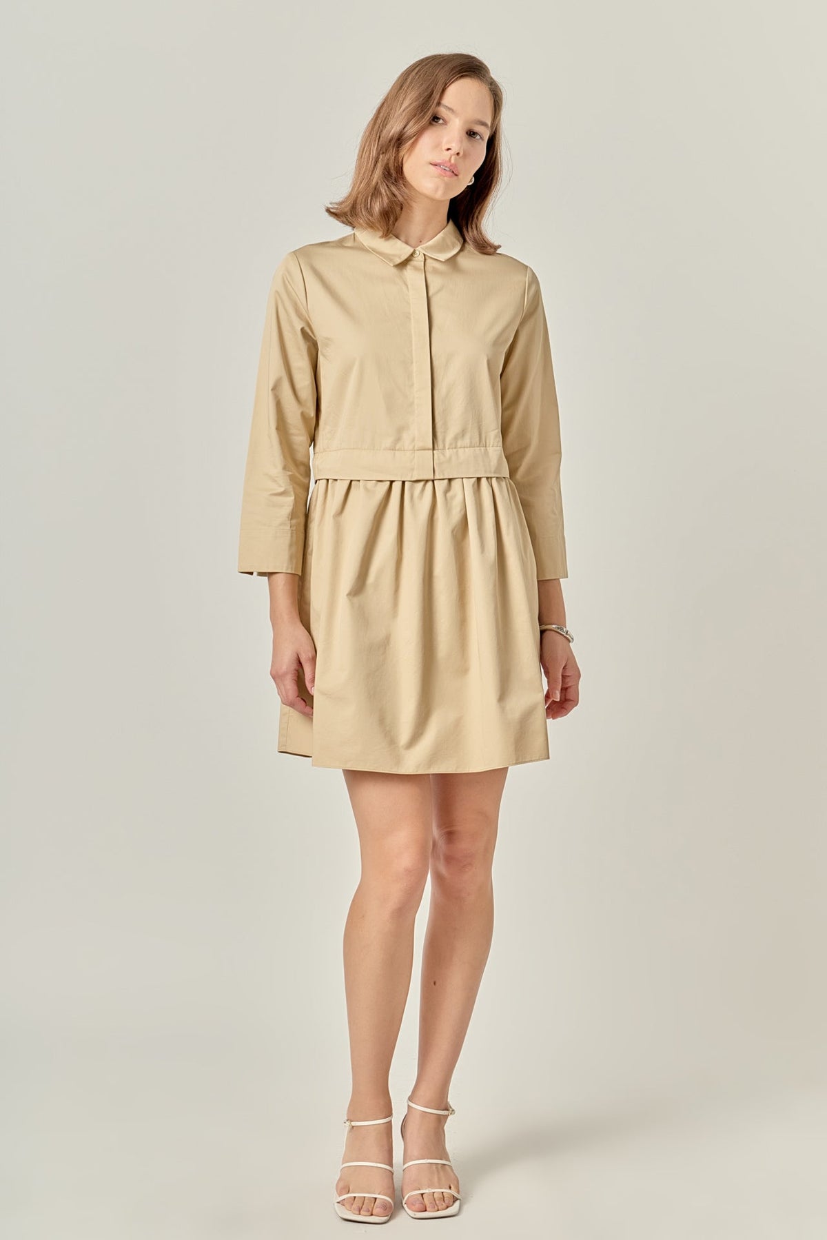 ENGLISH FACTORY - Mini Shirt Dress - DRESSES available at Objectrare