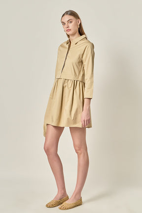 ENGLISH FACTORY - Mini Shirt Dress - DRESSES available at Objectrare