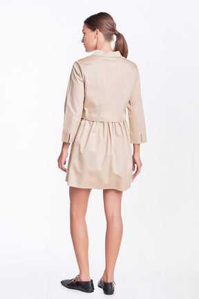 ENGLISH FACTORY - Mini Shirt Dress - DRESSES available at Objectrare