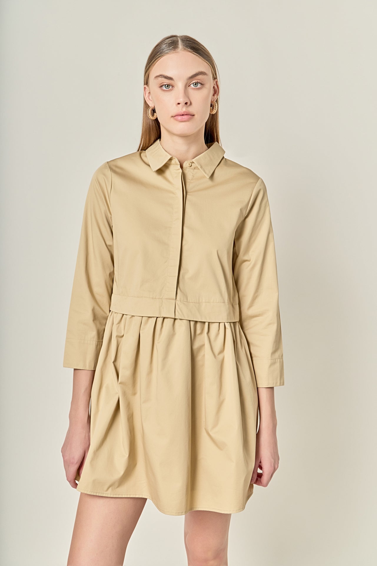 ENGLISH FACTORY - Mini Shirt Dress - DRESSES available at Objectrare