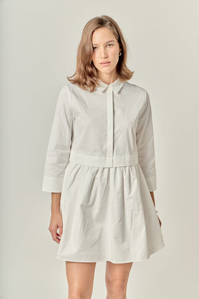 ENGLISH FACTORY - Mini Shirt Dress - DRESSES available at Objectrare