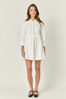 ENGLISH FACTORY - English Factory - Mini Shirt Dress - DRESSES available at Objectrare