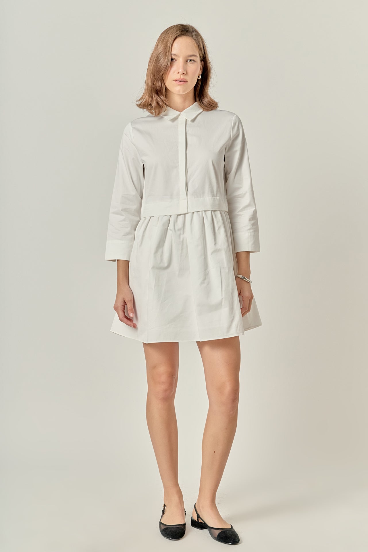 ENGLISH FACTORY - Mini Shirt Dress - DRESSES available at Objectrare