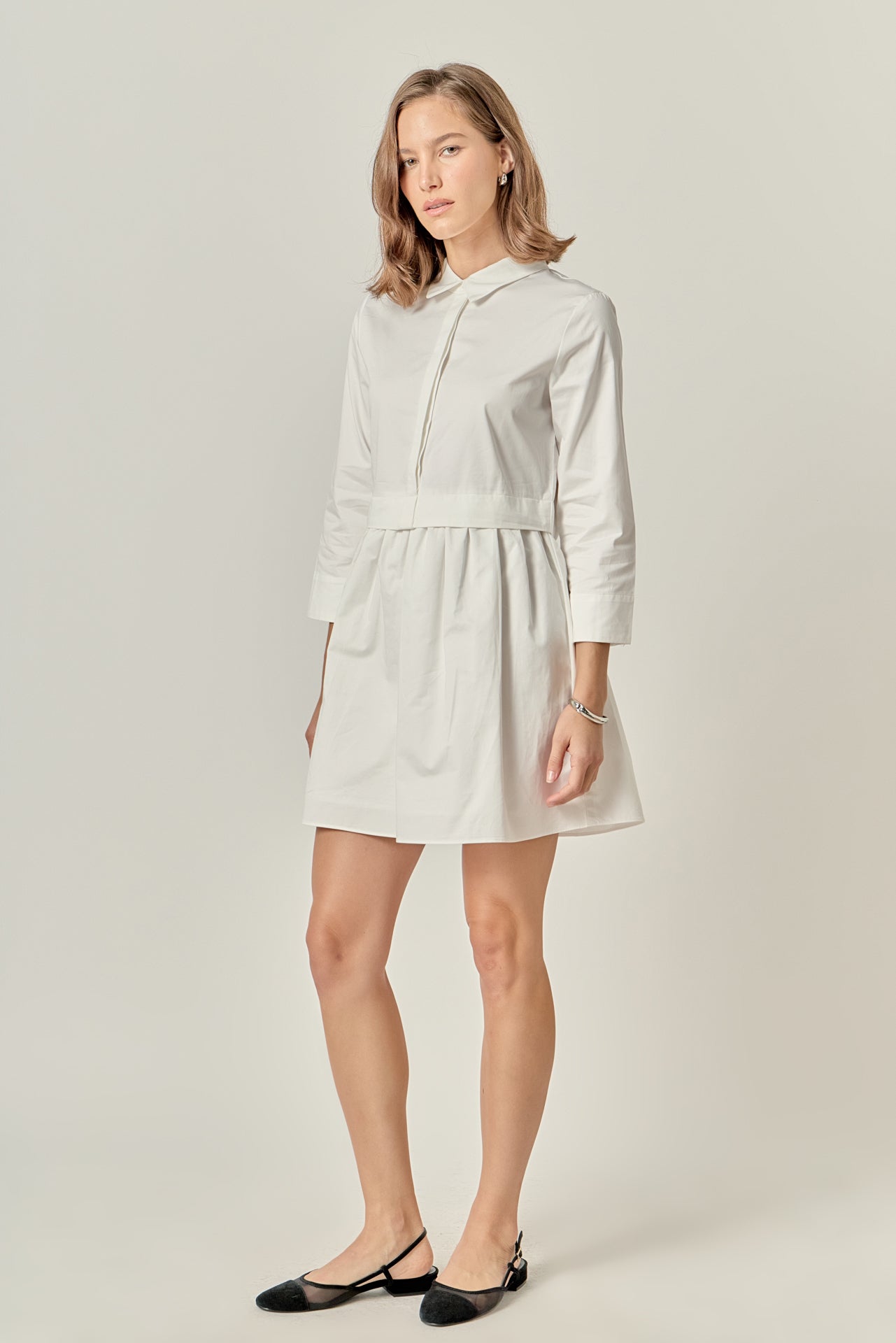 ENGLISH FACTORY - Mini Shirt Dress - DRESSES available at Objectrare