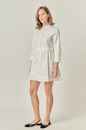 ENGLISH FACTORY - Mini Shirt Dress - DRESSES available at Objectrare