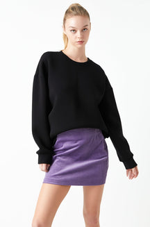 GREY LAB - Grey Lab - Corduroy Mini Skirt - SKIRTS available at Objectrare