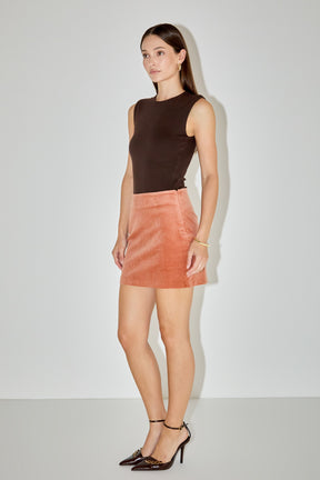 GREY LAB - Corduroy Mini Skirt - SKIRTS available at Objectrare