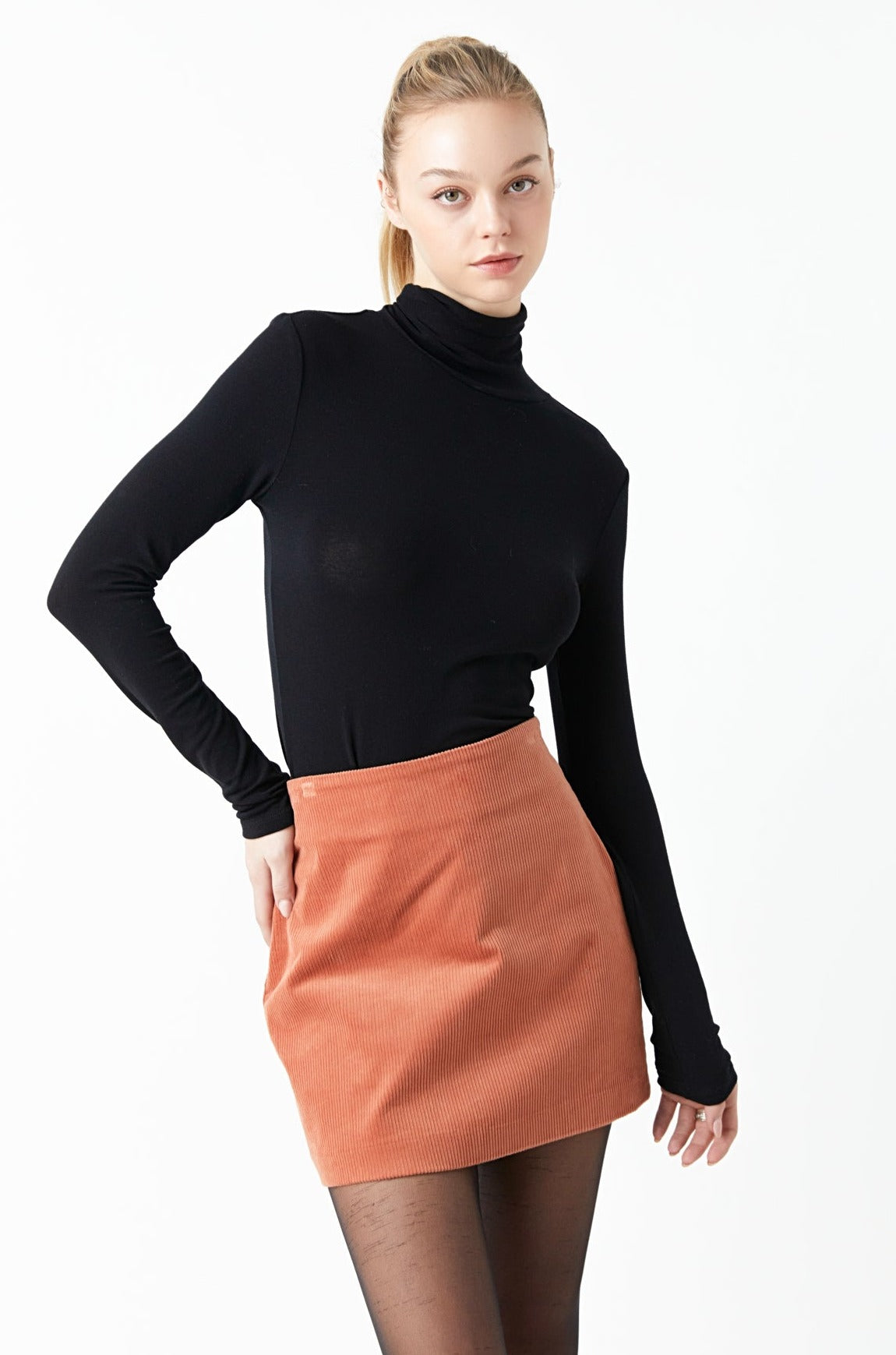GREY LAB - Corduroy Mini Skirt - SKIRTS available at Objectrare