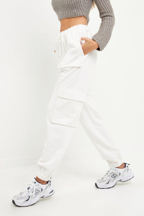 GREY LAB - Pockets Detail Loungewear Pants - PANTS available at Objectrare