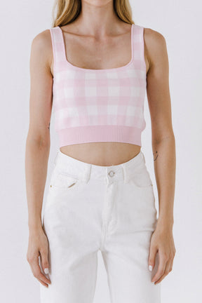 ENGLISH FACTORY - Women Knit Tank Top - TOPS available at Objectrare