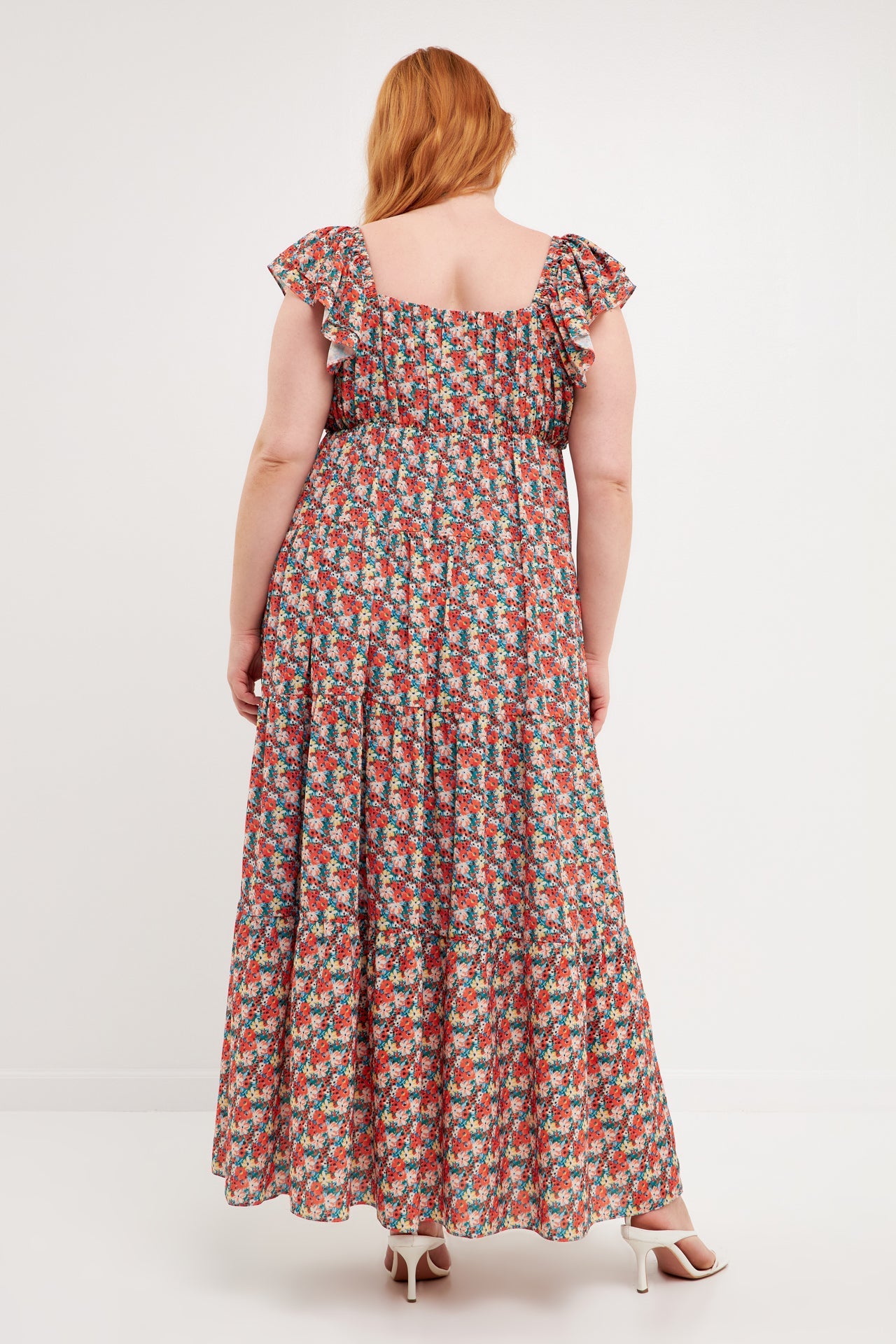 ENGLISH FACTORY - Floral Tiered Maxi Dress - DRESSES available at Objectrare