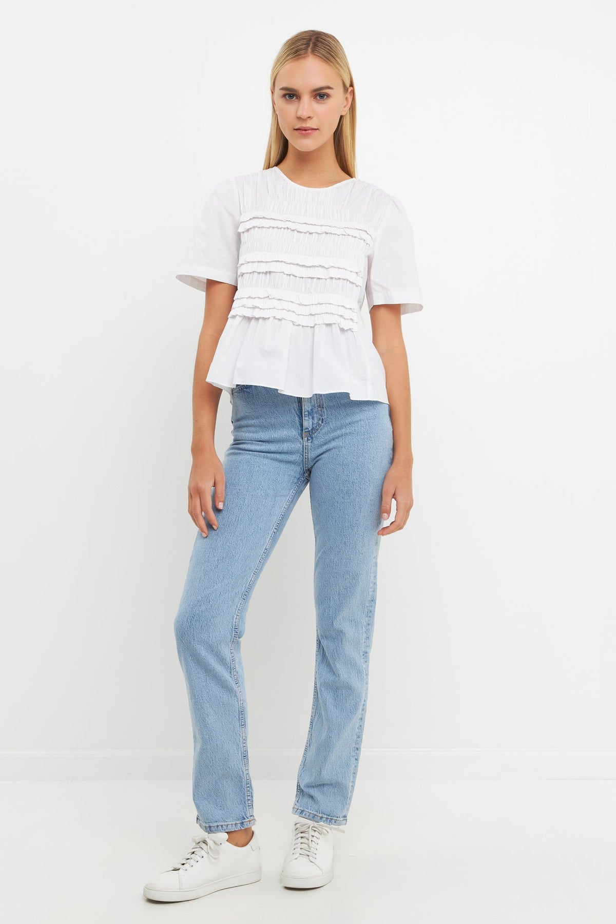 ENGLISH FACTORY - Ruffled Detail Top - TOPS available at Objectrare