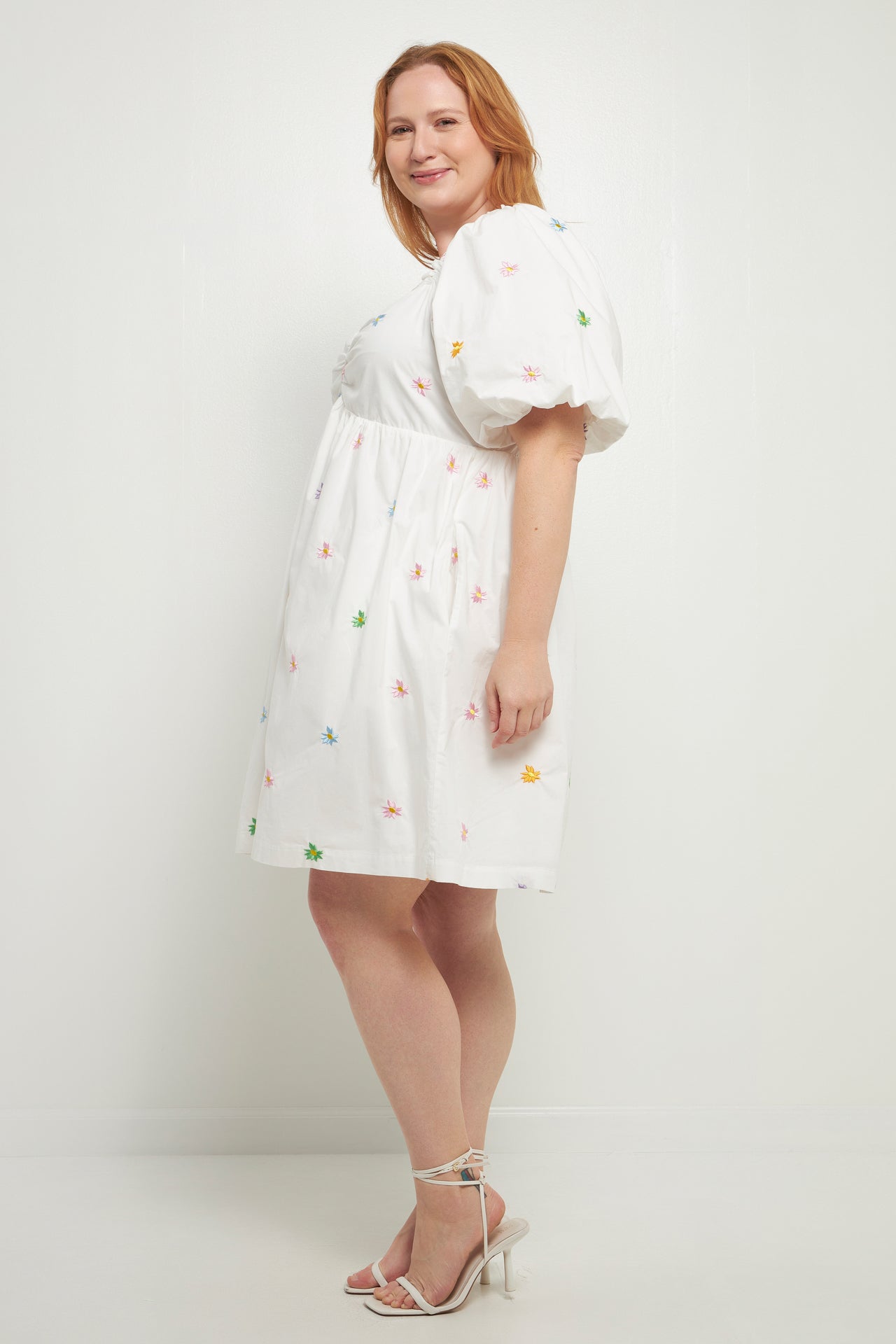 ENGLISH FACTORY - Floral Embroidery Babydoll Dress - DRESSES available at Objectrare