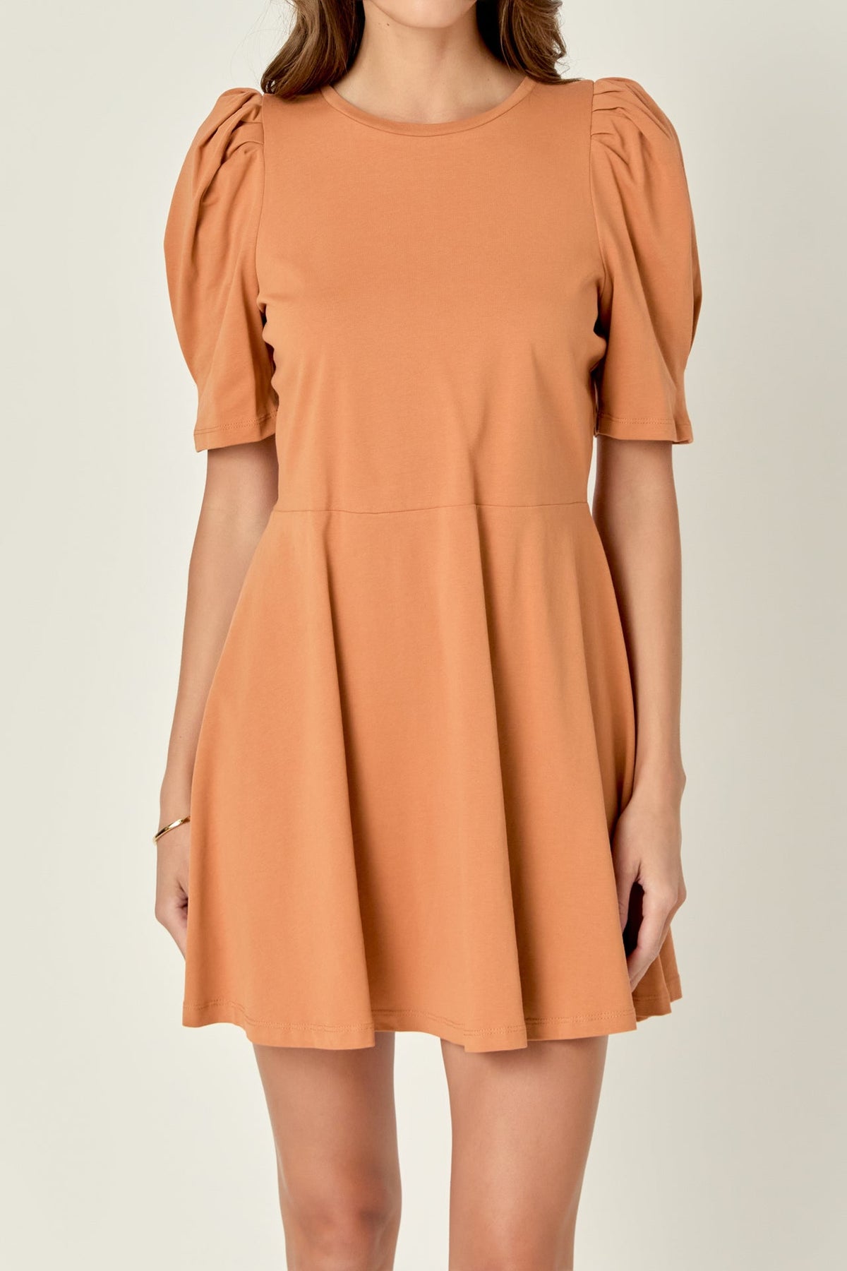 ENGLISH FACTORY - English Factory - Short Puff Sleeve Mini Dress - DRESSES available at Objectrare