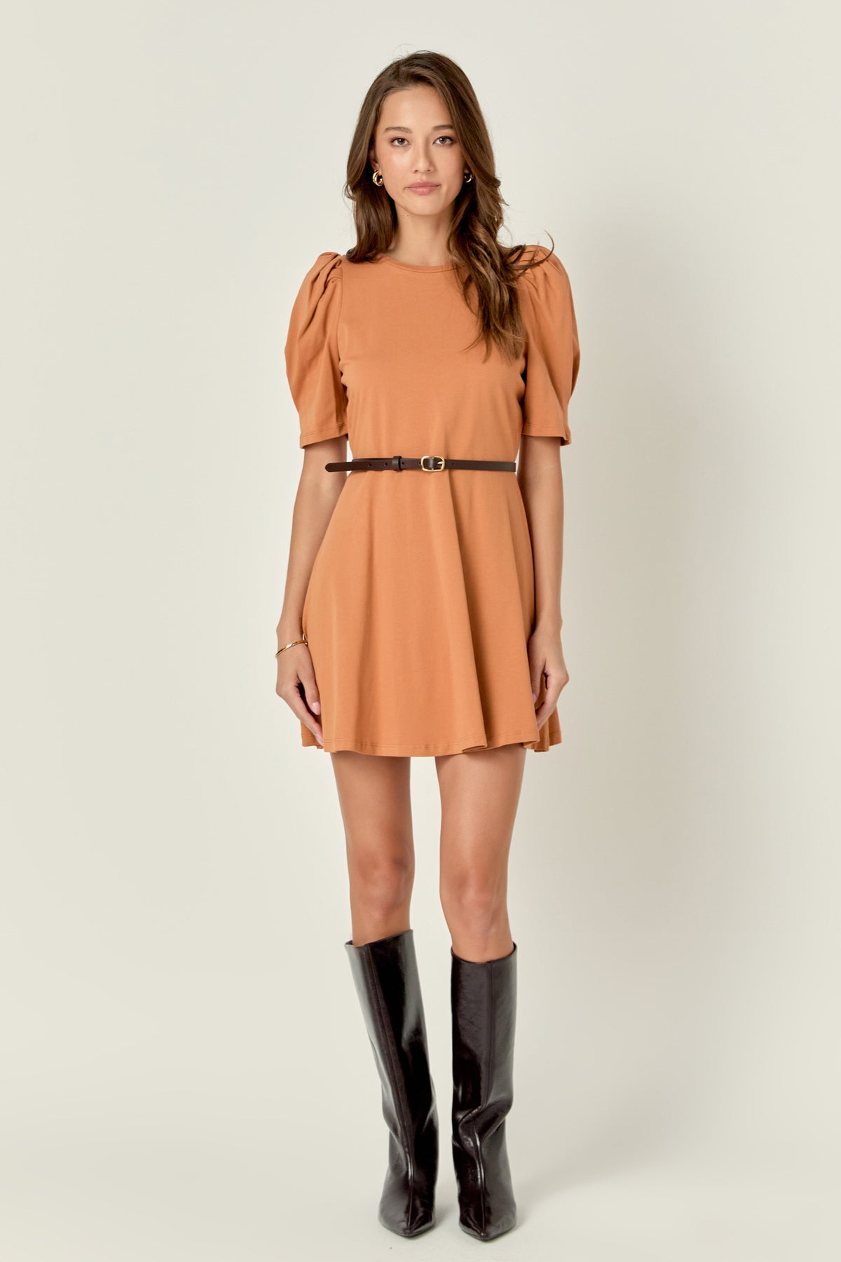 ENGLISH FACTORY - English Factory - Short Puff Sleeve Mini Dress - DRESSES available at Objectrare