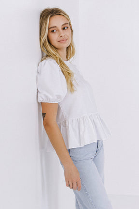 ENGLISH FACTORY - English Factory - Women Woven White Blouse - TOPS available at Objectrare