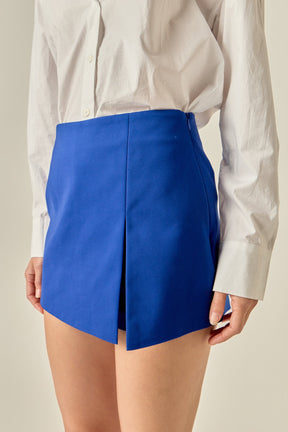 ENGLISH FACTORY - Slit Detail High-Waisted Skort - SKORTS available at Objectrare