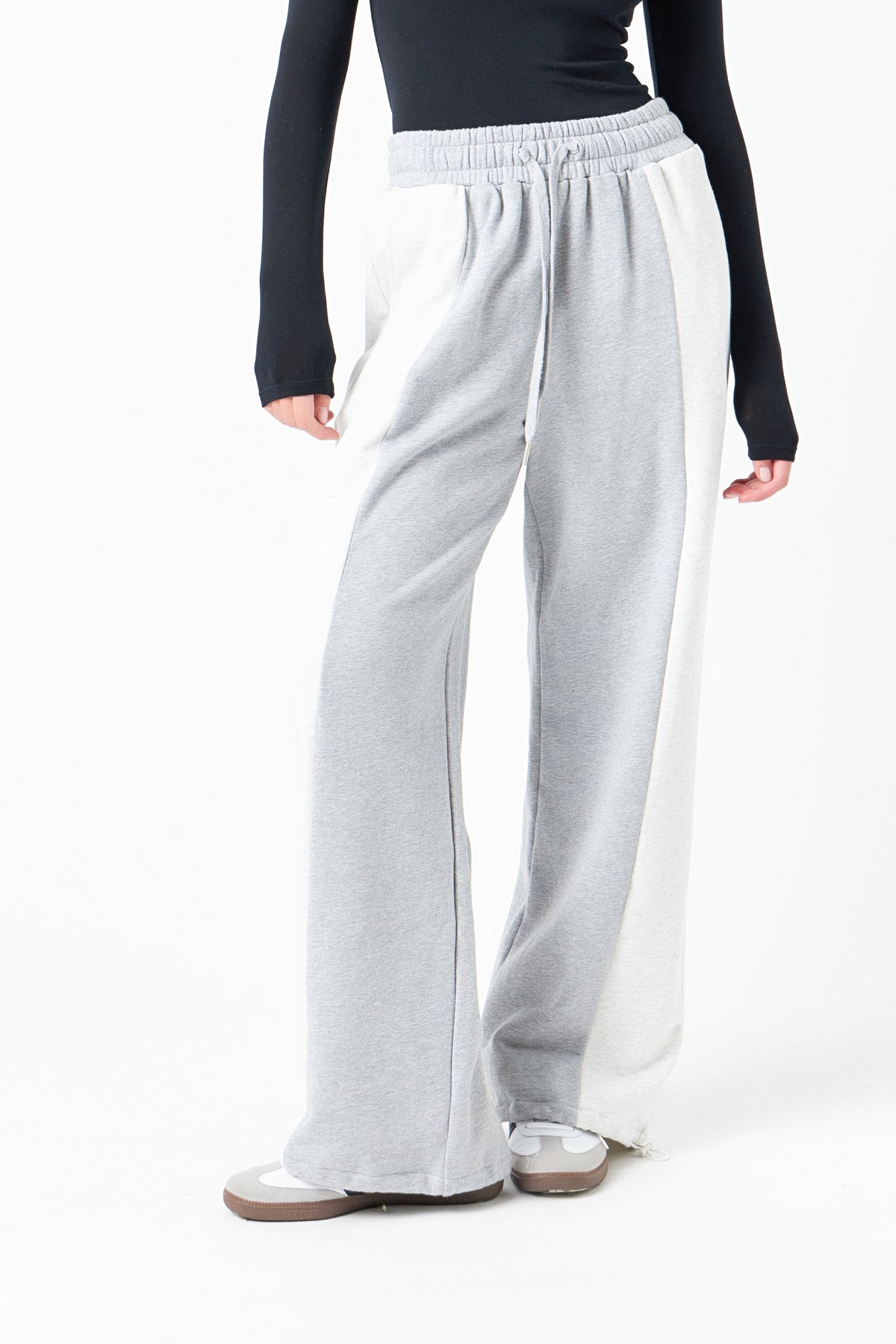 GREY LAB - Colorblock Loungewear Pants - PANTS available at Objectrare