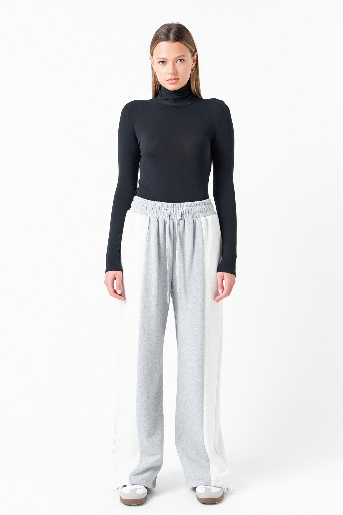 GREY LAB - Colorblock Loungewear Pants - PANTS available at Objectrare