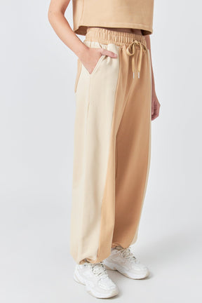 GREY LAB - Colorblock Loungewear Pants - PANTS available at Objectrare