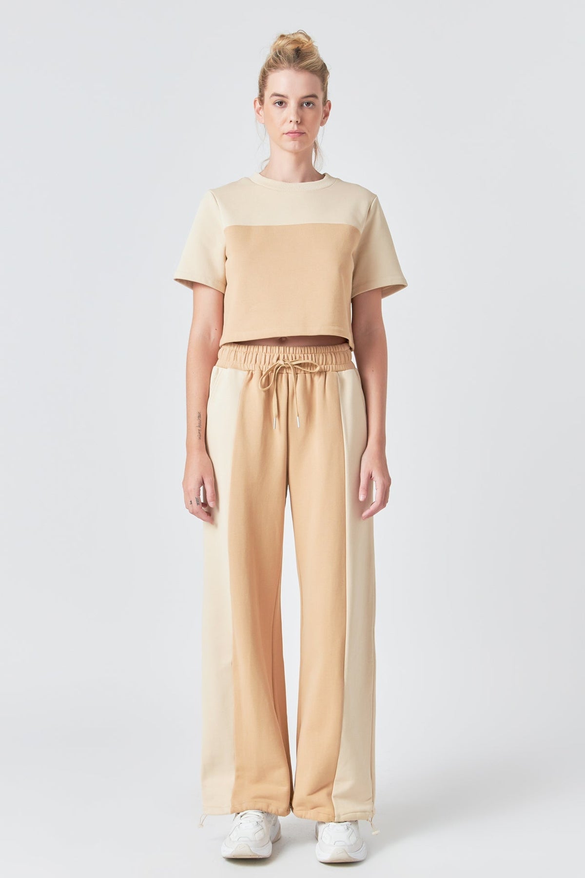 GREY LAB - Colorblock Loungewear Pants - PANTS available at Objectrare